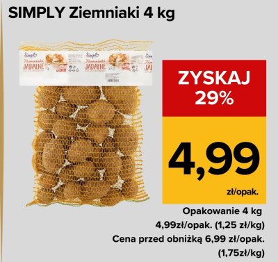Ziemniaki s艂odkie bataty promocja w Supeco
