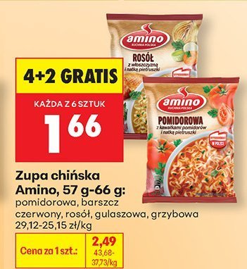 Zupa chińska grzybowa promocja w Biedronka