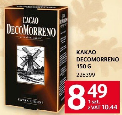 Kakao Decomorreno 150 G promocja w Selgros