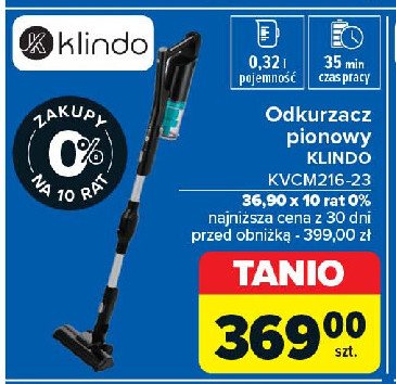 Odkurzacz kvcm216-23 Klindo promocja