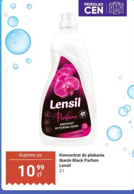 Koncentrat do płukania tkanin Black Parfum Lensil promocja w Dino