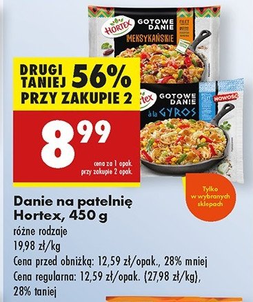 Gotowe danie meksykańskie Hortex promocja w Biedronka