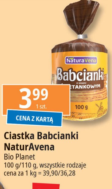 Babcianki śmietankowe Naturavena promocja w Leclerc