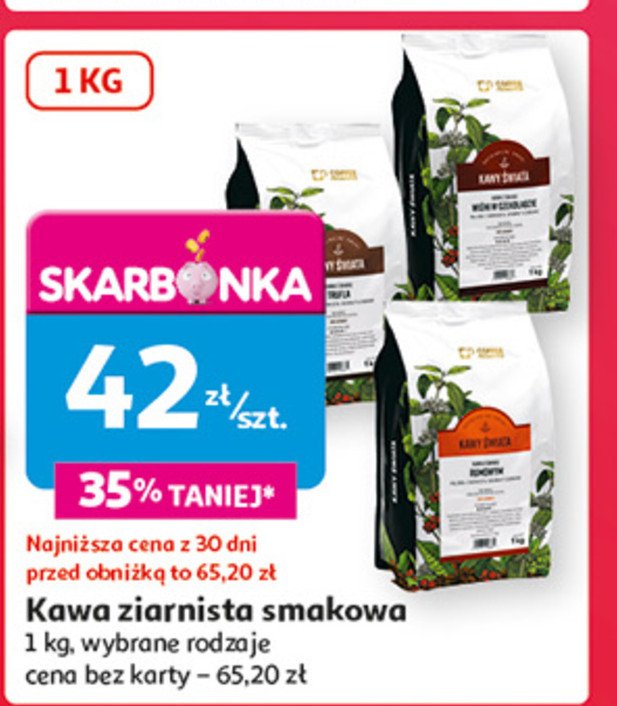 Kawa czekoladowa Coffee promotion gold coffee promocja w Auchan