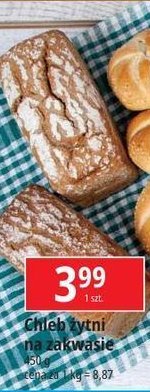 Chleb żytni na zakwasie promocja w Leclerc