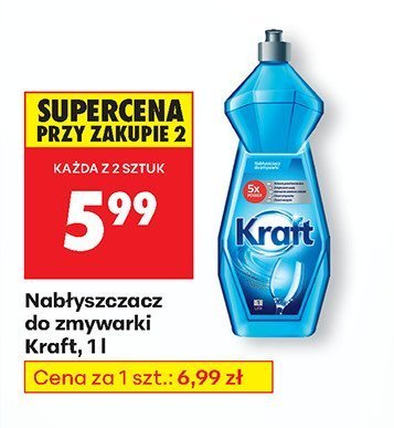 Nabłyszczacz do zmywarki 1l promocja w Biedronka
