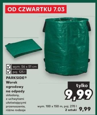 Worek ogrodowy 270 l Parkside promocja