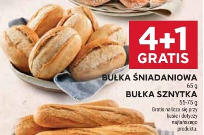 Pieczywo bułka śniadaniowa promocja w Stokrotka
