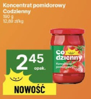 Koncentrat pomidorowy Codzienny promocja w Delikatesy Centrum