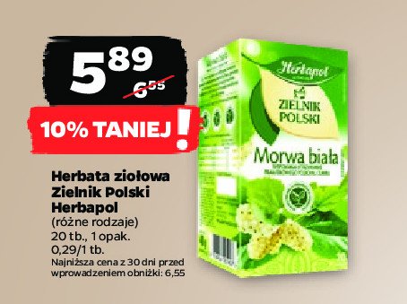 Herbatka morwa biała Herbapol zielnik polski promocja