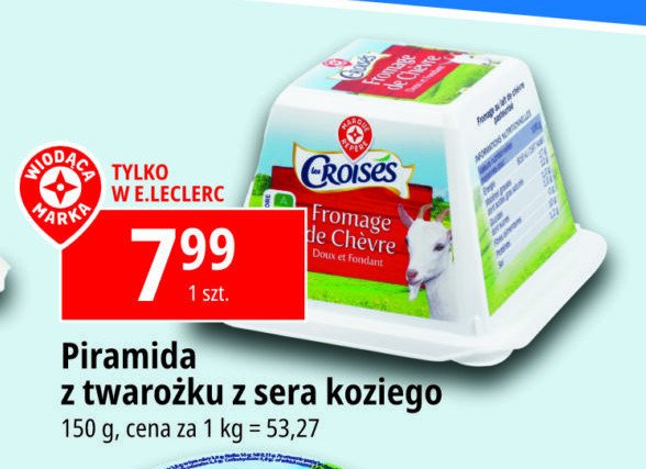 Piramida z sera koziego Wiod膮ca marka croises promocja
