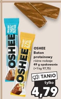 Baton waniliowo-karmelowy Oshee protein promocja