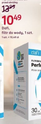 Filtr do wody, 1 szt. promocja w Rossmann