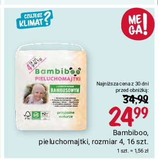 Pieluchomajtki rozm 4 Bambiboo promocja