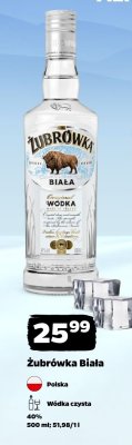 Wódka Żubrówka Biała promocja w Netto