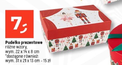 Pudełko prezentowe różne wzory 22x14x8 cm promocja w Dealz