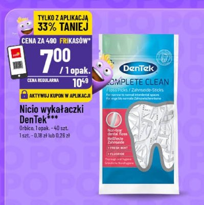 Nić wykałaczki DenTek promocja w POLOmarket