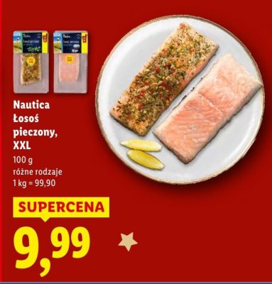 Łosoś pieczony Nautica, XXL promocja w Lidl