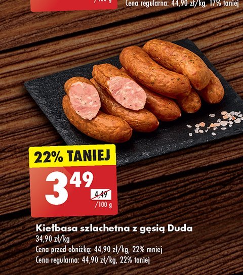 Kiełbasa szklachetna Silesia duda promocja