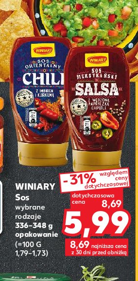 Sos meksykański salsa z wędzoną papryczką chipotle Winiary promocja