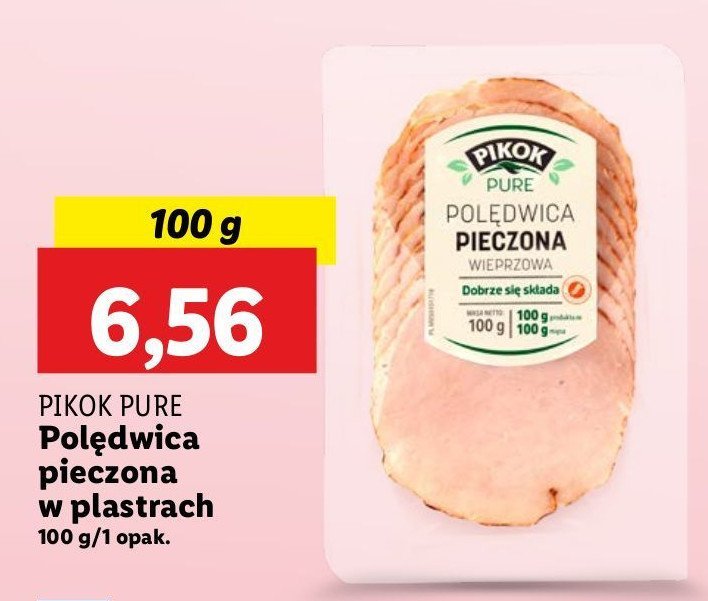 Polędwica wieprzowa pieczona Pikok pure promocja