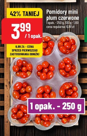 Pomidory mini plum promocja