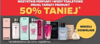 Wszystkie perfumy i wody toaletowe DRUGIE -50% promocja w Netto