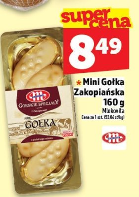 Mini Gołka Zakopiańska Mlekovita 160 g promocja w TOPAZ