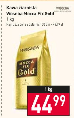 Kawa Woseba mocca fix gold promocja