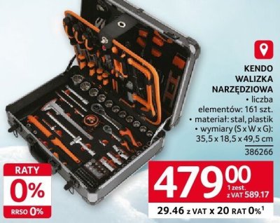 Walizka narzędziowa Kendo elementy (5xWxG): 35,5x18,5x49,5 cm promocja w Selgros