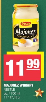 Majonez dekoracyjny Winiary Nestle promocja w SPAR