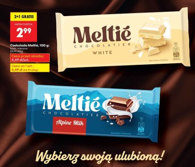 Czekolada biała 100 g promocja w Biedronka