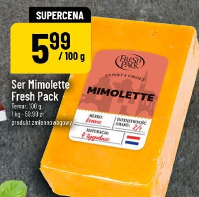 Ser Mimolette Fresh Pack promocja w POLOmarket