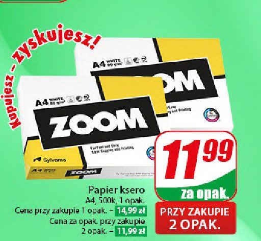 Papier xero zoom promocja