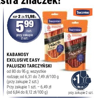 Kabanosy drobiowe Tarczyński promocja