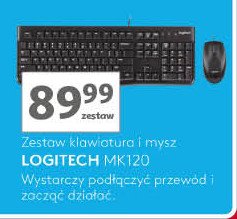 Zestaw klawiatura + mysz mk120 Logitech promocja