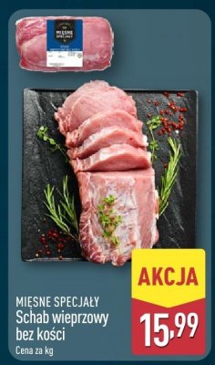 Schab wieprzowy bez kości promocja w Aldi