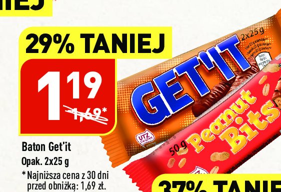 Baton z karmelem GET'IT promocja