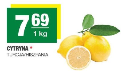 Cytryna Turcja/Hiszpania promocja w SPAR