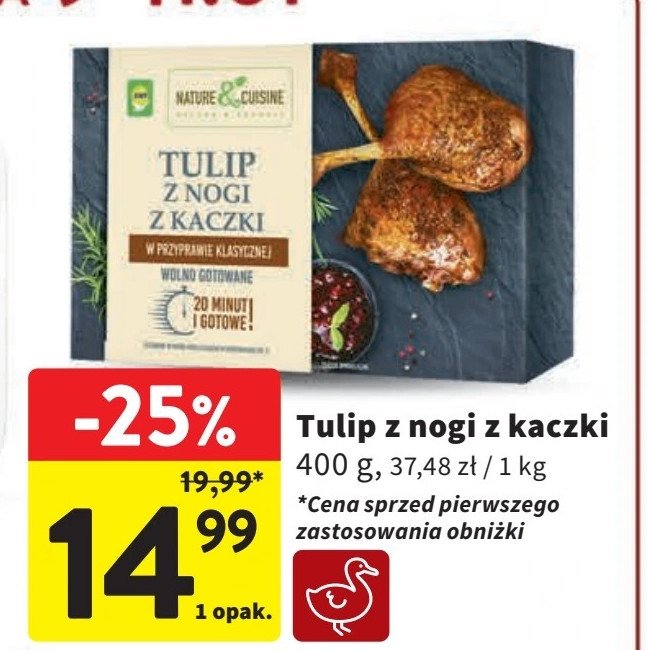 Tulip z nogi kaczki w przyprawie klasycznej Ami promocja