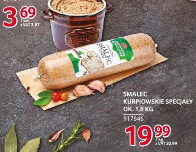 Smalec kurpiowskie specjały Pekpol Ostrołęka ok. 1,8kg promocja w Selgros