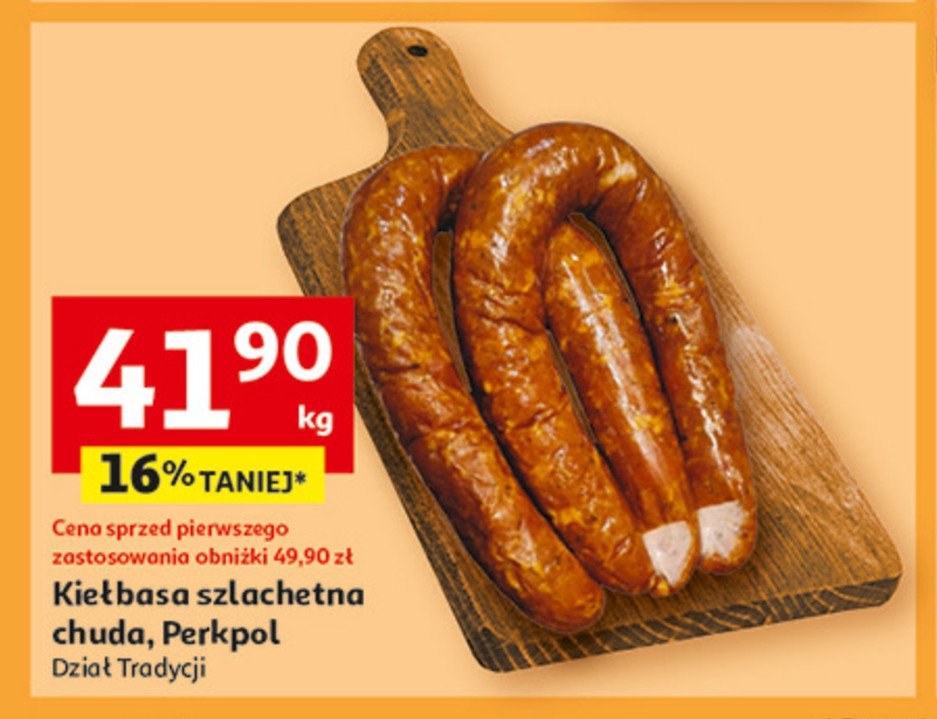 Kiełbasa szlachetna chuda Pekpol promocja