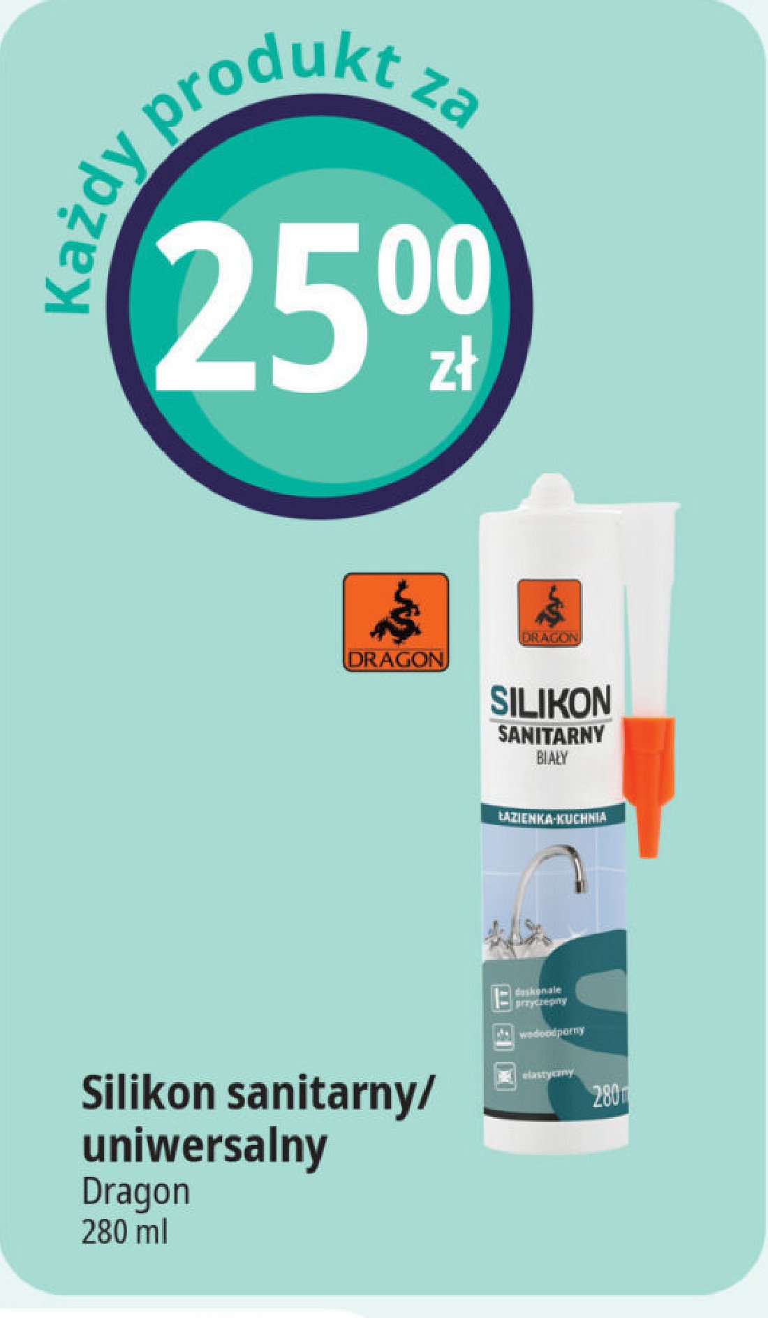 Silikon sanitarny Dragon chemia promocja