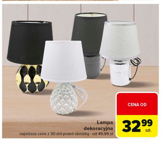 Lampka dekoracyjna promocja w Carrefour