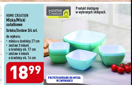 Zestaw misek 14 cm Home creation promocja