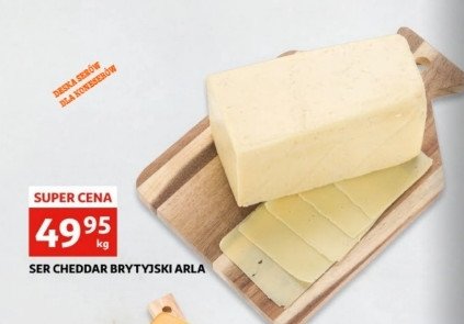 Ser cheddar brytyjski Arla promocja