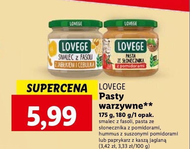 Pasta ze słonecznika z pomidorami Sante i love vege promocja