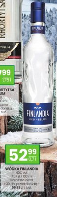 Wódka Finlandia 40% vol. 0,7l promocja w Twój Market
