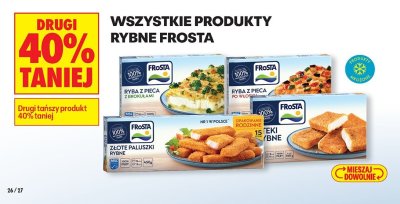 Wszystkie produkty rybne Frosta promocja w Biedronka