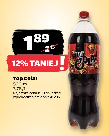 Napój Top cola promocja